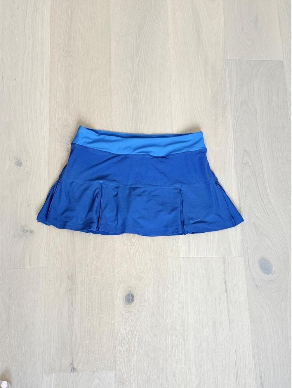 Nike Dri-FIT Low Rise Tennis Skirt Blue Size Medium